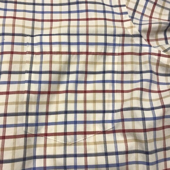 Eagle stretch collar multi color button up long sleeve shirt Large - Picture 2 of 3